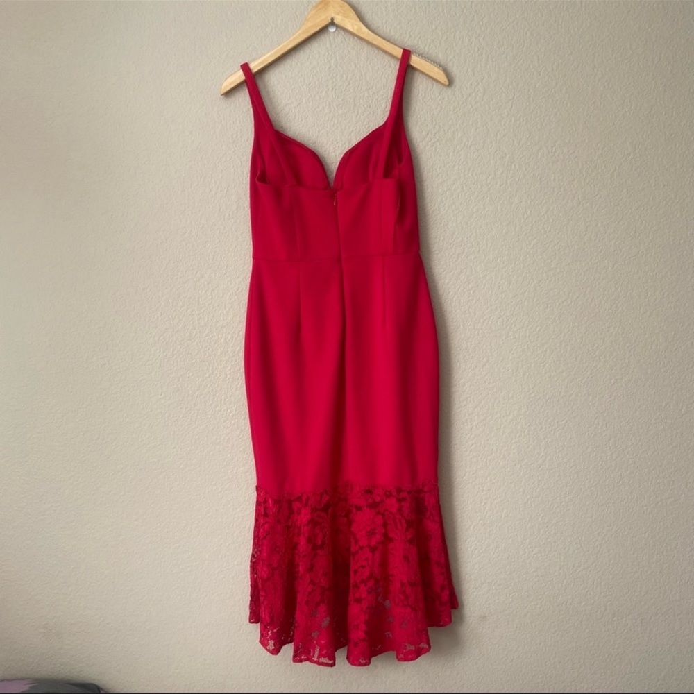 Aidan Mattox sleeveless Mermaid Lace cocktail dress - Picture 4 of 6